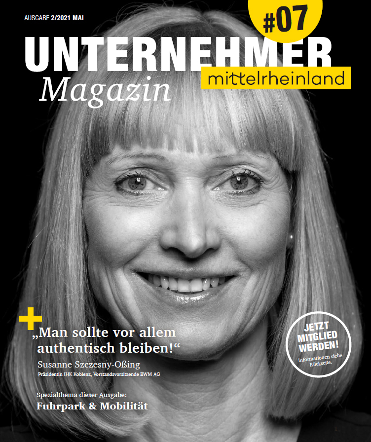 Susanne Szczesny-Oßing im Interview mit dem Unternehmer Magazin Mittelrheinland