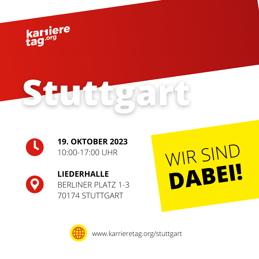 Karrieretag 2023 - Finden Sie Ihren neuen Job in Stuttgart 